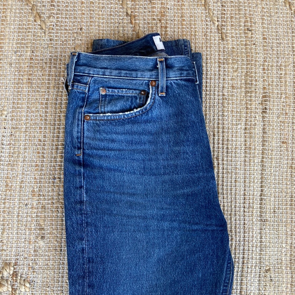 Riley High Rise Straight Crop